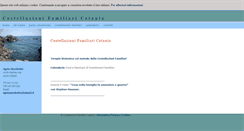 Desktop Screenshot of costellazionifamiliaricatania.com