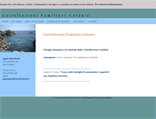 Tablet Screenshot of costellazionifamiliaricatania.com